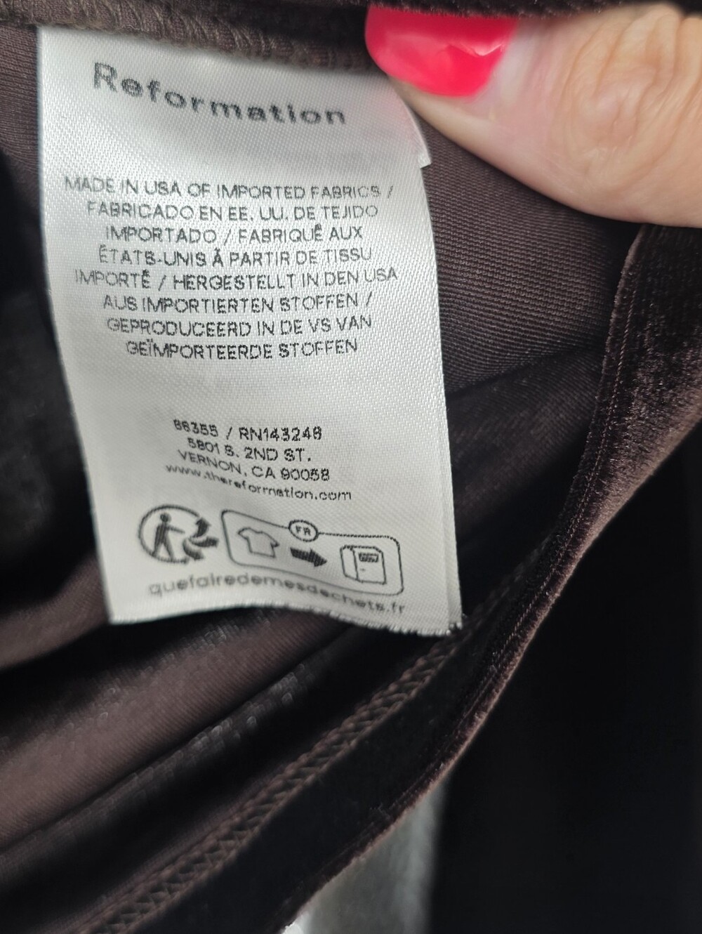 Reformation Off The Shoulder Top XS - Picture 4 of 7